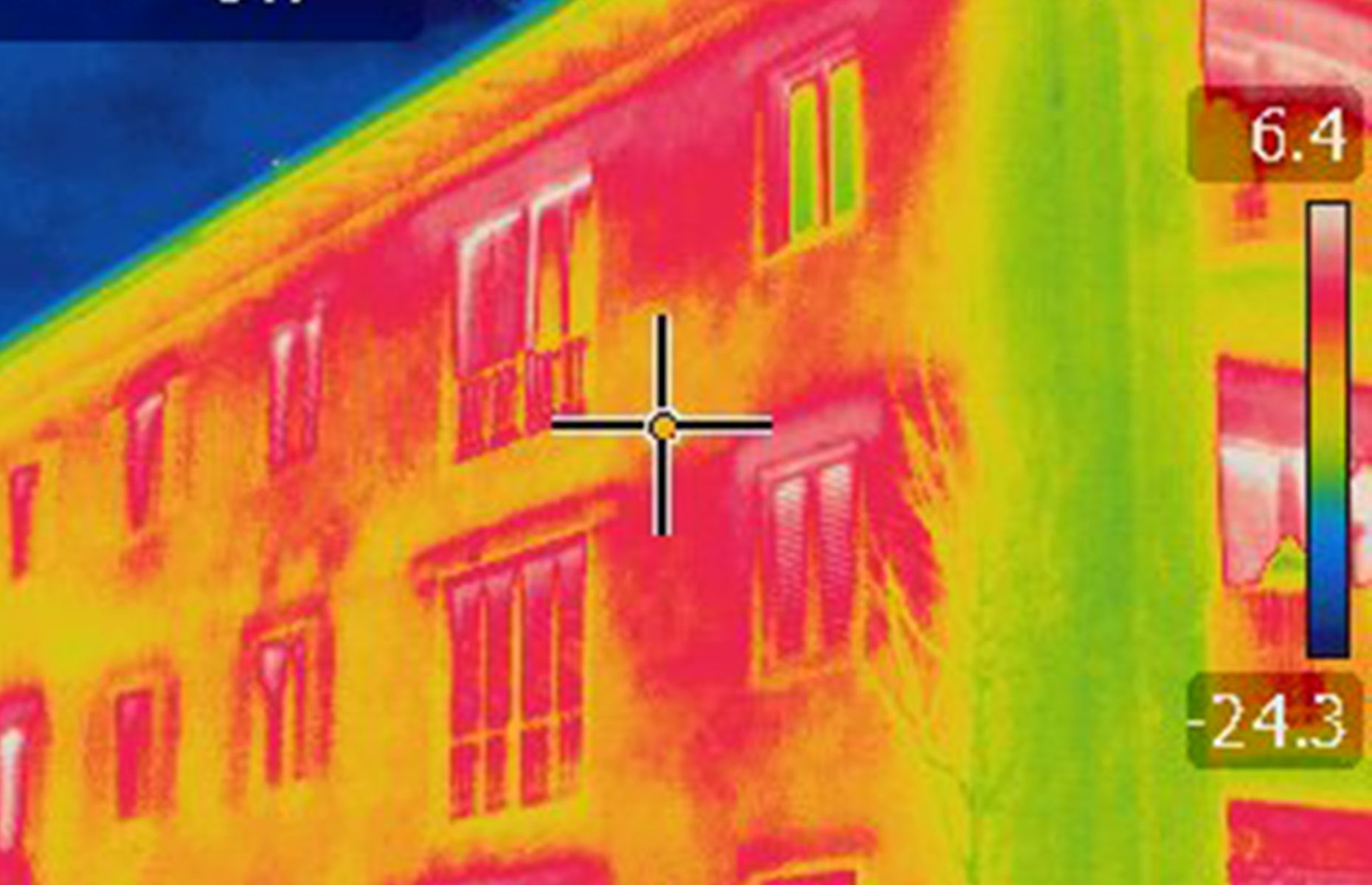 Termowizja budynków - Ocieplenia Celulozą (2) Termowizja budynków