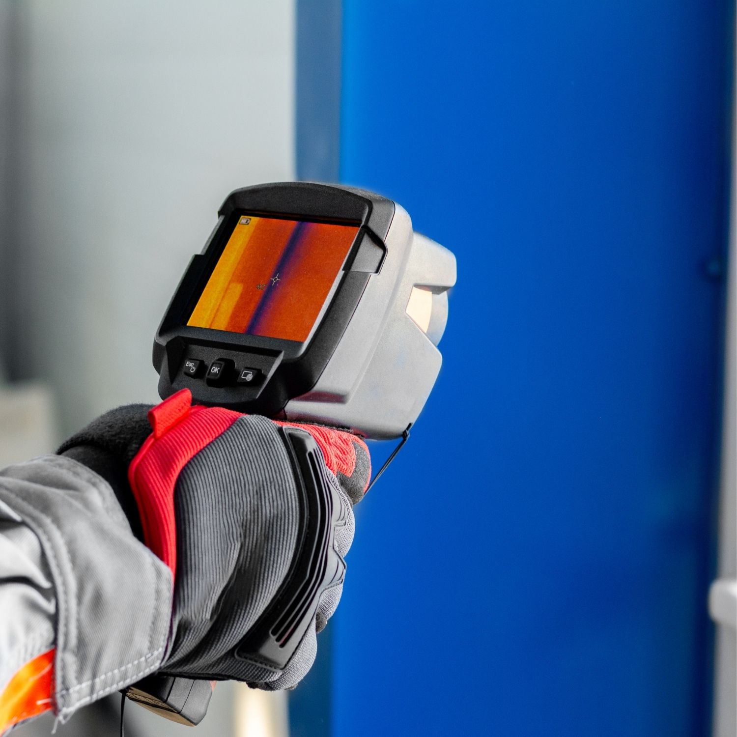 Termowizja budynków - Ocieplenia Celulozą (6) Termowizja budynków