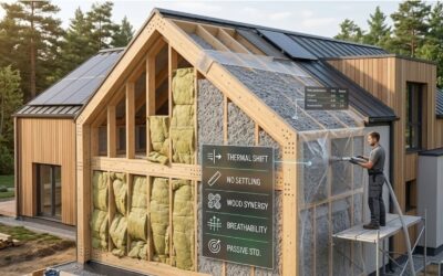 Ocieplenia z celulozy w budownictwie szkieletowym i pasywnym – dlaczego to standard, w który warto zainwestować?